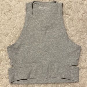 Outdoor Voices Slashback Crop gray